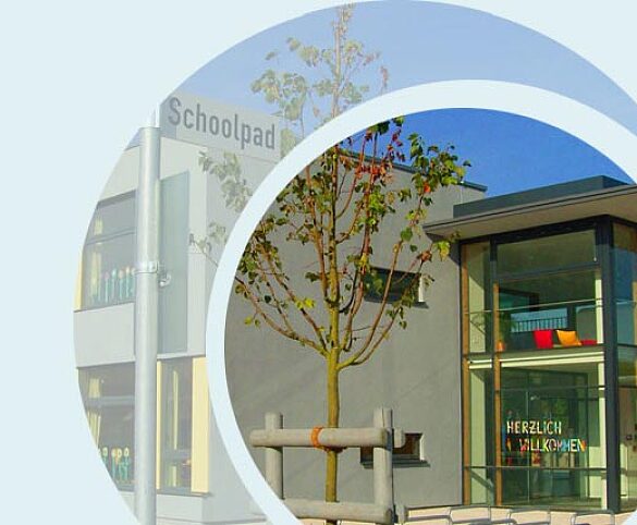 Haupteingang der Grundschule Am Borgfelder Saatland